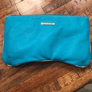 Red by Marc Eckō Turquoise Large Clutch
